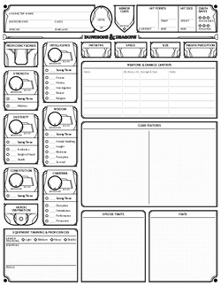 Character Sheet