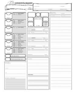 Generic Class Sheet