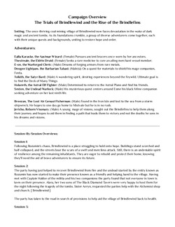 Ethorian Saga Overview Preview